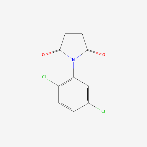 1-(2,5-dichlorophenyl)pyrrole-2,5-dione (CAS: 6637-47-4) - Chemical Structure and Molecular Formula 