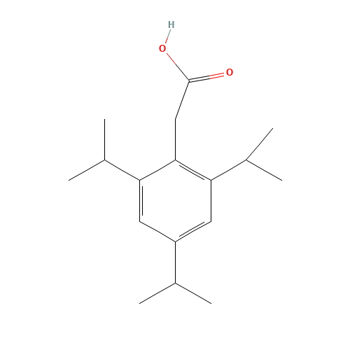 2-[2,4,6-tri(propan-2-yl)phenyl]acetic acid (CAS: 4276-85-1) - Related Chemical Product