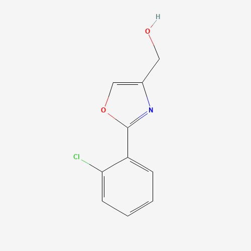 [2-(2-chlorophenyl)-1,3-oxazol-4-yl]methanol (CAS: 885274-49-7) - Chemical Structure and Molecular Formula 