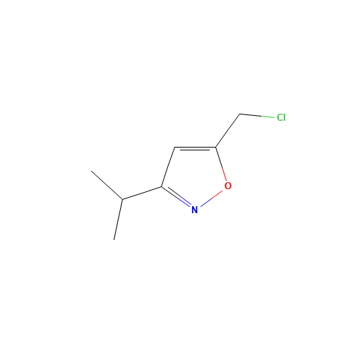 5-(chloromethyl)-3-propan-2-yl-1,2-oxazole (CAS: 64988-71-2) - Related Chemical Product
