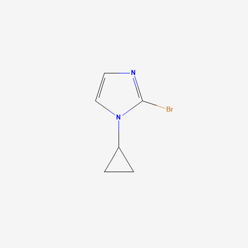 2-bromo-1-cyclopropylimidazole (CAS: 1267001-46-6) - Chemical Structure and Molecular Formula 