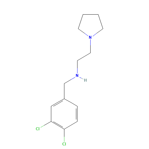 N-[(3,4-dichlorophenyl)methyl]-2-pyrrolidin-1-ylethanamine (CAS: 827326-63-6) - Related Chemical Product