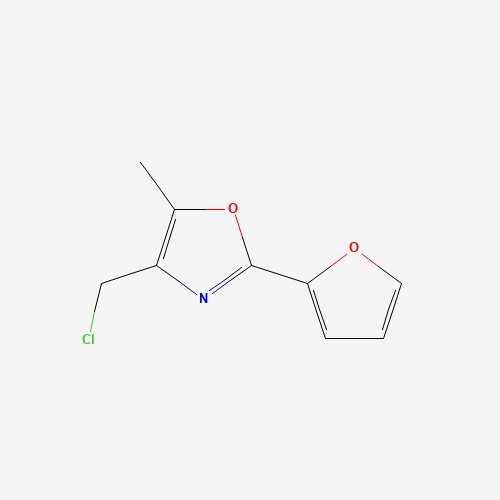 4-(chloromethyl)-2-(furan-2-yl)-5-methyl-1,3-oxazole (CAS: 141399-54-4) - Related Chemical Product