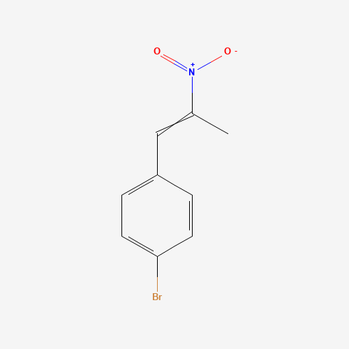 1-bromo-4-(2-nitroprop-1-enyl)benzene (CAS: 21892-60-4) - Chemical Structure and Molecular Formula 