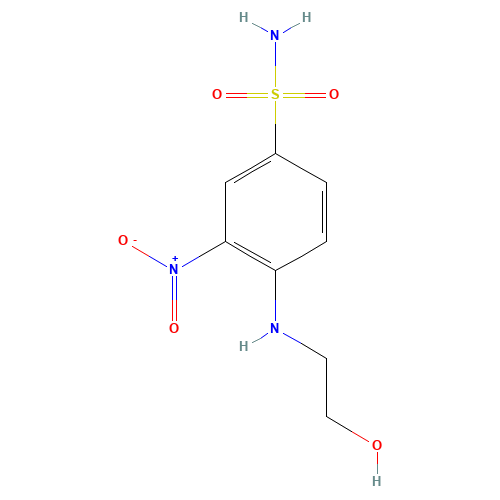 4-(2-hydroxyethylamino)-3-nitrobenzenesulfonamide (CAS: 385405-78-7) - Related Chemical Product