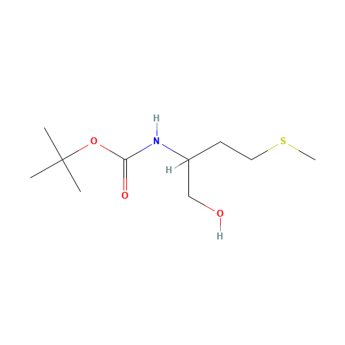 tert-butyl N-(1-hydroxy-4-methylsulfanylbutan-2-yl)carbamate (CAS: 92148-47-5) - Related Chemical Product