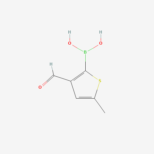 (3-formyl-5-methylthiophen-2-yl)boronic acid (CAS: 36155-76-7) - Related Chemical Product