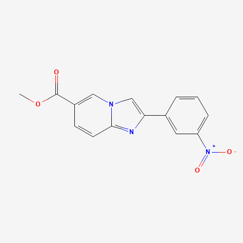 methyl 2-(3-nitrophenyl)imidazo[1,2-a]pyridine-6-carboxylate (CAS: 866133-67-7) - Related Chemical Product