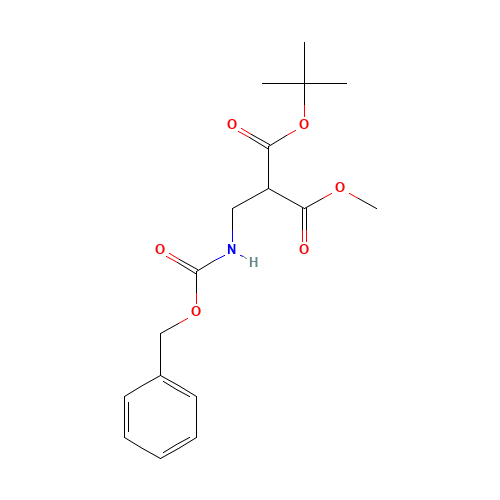 3-O-tert-butyl 1-O-methyl 2-(phenylmethoxycarbonylaminomethyl)propanedioate (CAS: 355377-04-7) - Related Chemical Product