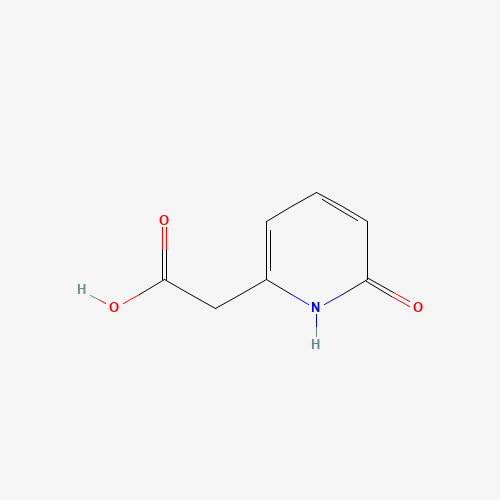 2-(6-oxo-1H-pyridin-2-yl)acetic acid (CAS: 937644-25-2) - Chemical Structure and Molecular Formula 