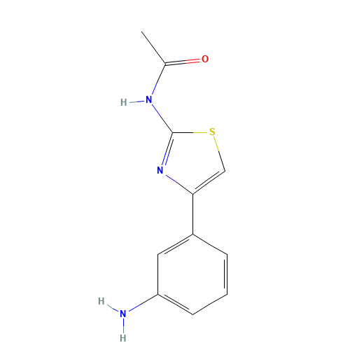 N-[4-(3-aminophenyl)-1,3-thiazol-2-yl]acetamide (CAS: 134812-30-9) - Related Chemical Product