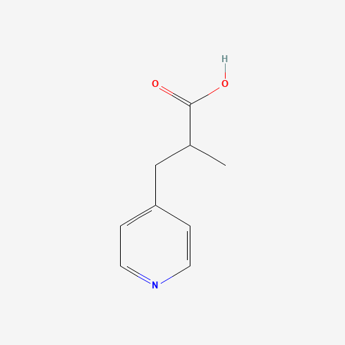 2-methyl-3-pyridin-4-ylpropanoic acid (CAS: 322725-47-3) - Chemical Structure and Molecular Formula 