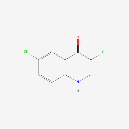 3,6-dichloro-1H-quinolin-4-one (CAS: 25771-83-9) - Chemical Structure and Molecular Formula 