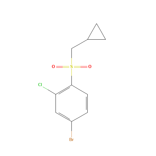 4-bromo-2-chloro-1-(cyclopropylmethylsulfonyl)benzene (CAS: 1310950-05-0) - Related Chemical Product