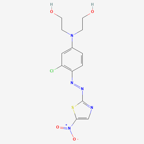 2-[3-chloro-N-(2-hydroxyethyl)-4-[(5-nitro-1,3-thiazol-2-yl)diazenyl]anilino]ethanol (CAS: 75575-40-5) - Related Chemical Product