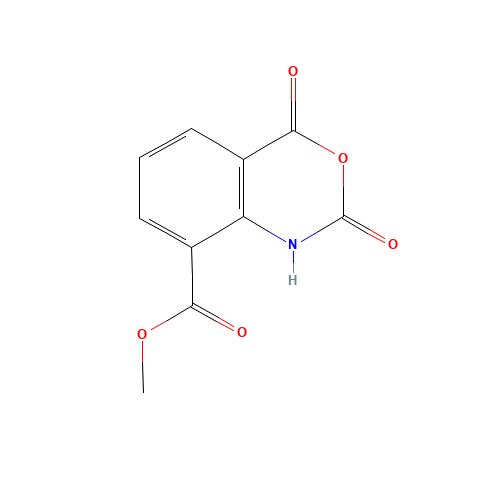 methyl 2,4-dioxo-1H-3,1-benzoxazine-8-carboxylate (CAS: 886362-85-2) - Chemical Structure and Molecular Formula 