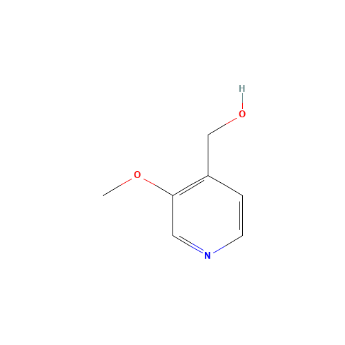 (3-methoxypyridin-4-yl)methanol (CAS: 102074-60-2) - Chemical Structure and Molecular Formula 