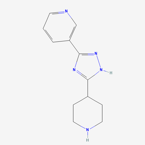 3-(5-piperidin-4-yl-1H-1,2,4-triazol-3-yl)pyridine (CAS: 917364-27-3) - Related Chemical Product