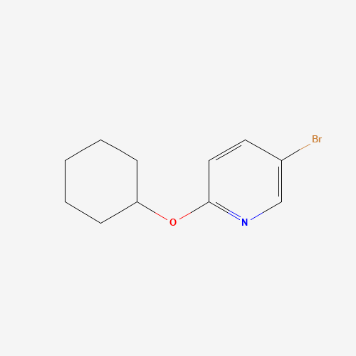 5-bromo-2-cyclohexyloxypyridine (CAS: 927202-78-6) - Chemical Structure and Molecular Formula 