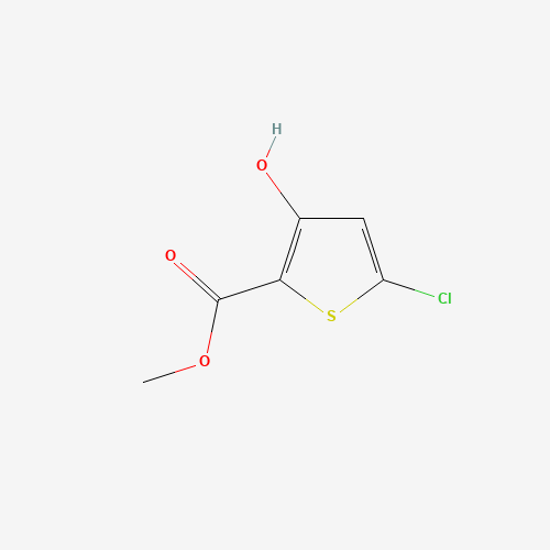 methyl 5-chloro-3-hydroxythiophene-2-carboxylate (CAS: 953092-76-7) - Chemical Structure and Molecular Formula 