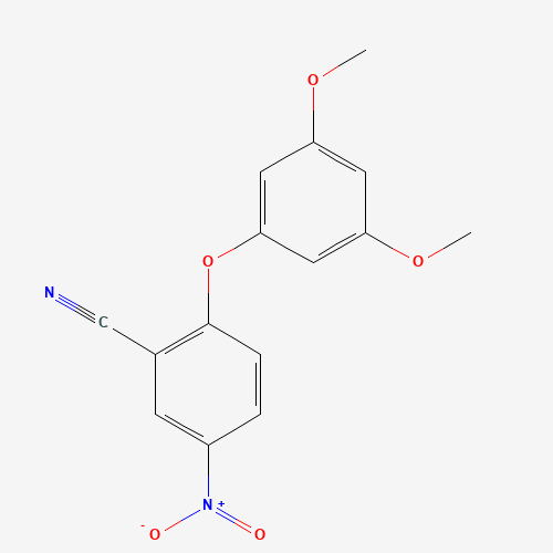 2-(3,5-dimethoxyphenoxy)-5-nitrobenzonitrile (CAS: 182322-42-5) - Related Chemical Product