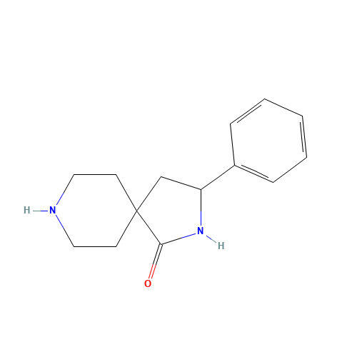 3-phenyl-2,8-diazaspiro[4.5]decan-1-one (CAS: 884049-53-0) - Chemical Structure and Molecular Formula 