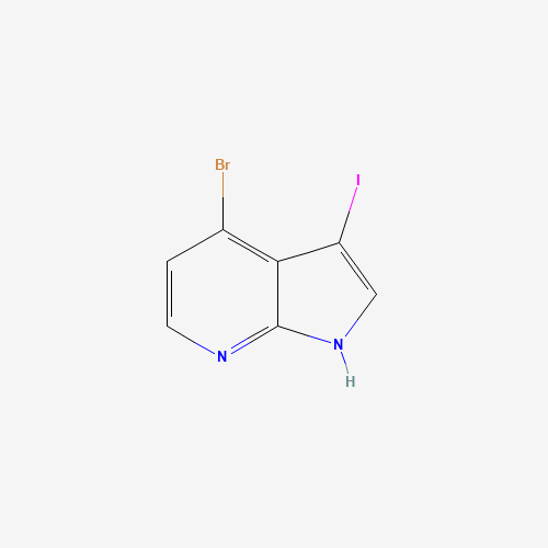 4-bromo-3-iodo-1H-pyrrolo[2,3-b]pyridine (CAS: 1000340-34-0) - Related Chemical Product