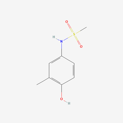 N-(4-hydroxy-3-methylphenyl)methanesulfonamide (CAS: 51767-41-0) - Chemical Structure and Molecular Formula 