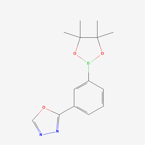 2-[3-(4,4,5,5-tetramethyl-1,3,2-dioxaborolan-2-yl)phenyl]-1,3,4-oxadiazole (CAS: 1186334-84-8) - Related Chemical Product