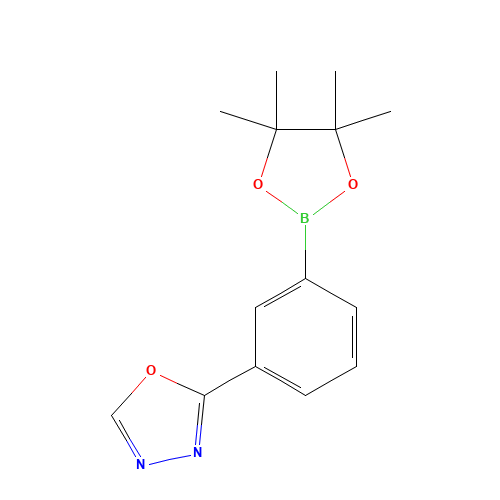 2-[3-(4,4,5,5-tetramethyl-1,3,2-dioxaborolan-2-yl)phenyl]-1,3,4-oxadiazole (CAS: 1186334-84-8) - Related Chemical Product