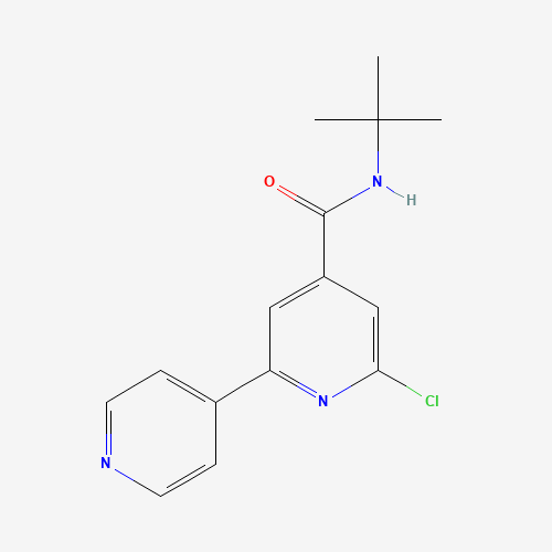 N-tert-butyl-2-chloro-6-pyridin-4-ylpyridine-4-carboxamide (CAS: 1201675-22-0) - Related Chemical Product