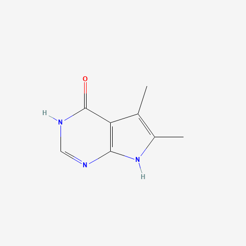 5,6-dimethyl-1,7-dihydropyrrolo[2,3-d]pyrimidin-4-one (CAS: 82703-35-3) - Related Chemical Product