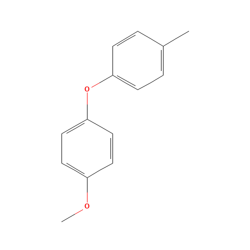 1-methoxy-4-(4-methylphenoxy)benzene (CAS: 3402-85-5) - Chemical Structure and Molecular Formula 