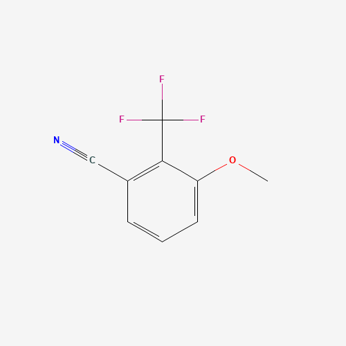3-methoxy-2-(trifluoromethyl)benzonitrile (CAS: 1214385-02-0) - Chemical Structure and Molecular Formula 
