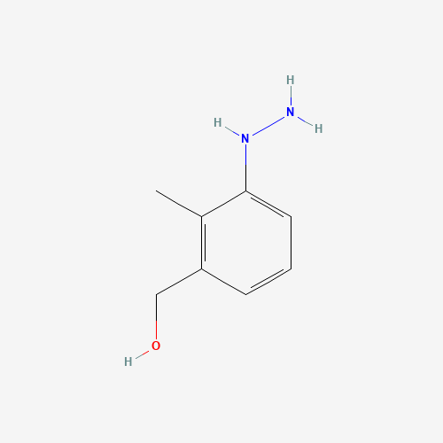 (3-hydrazinyl-2-methylphenyl)methanol (CAS: 1293407-98-3) - Chemical Structure and Molecular Formula 