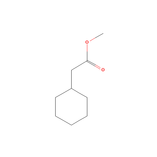 methyl 2-cyclohexylacetate (CAS: 14352-61-5) - Chemical Structure and Molecular Formula 