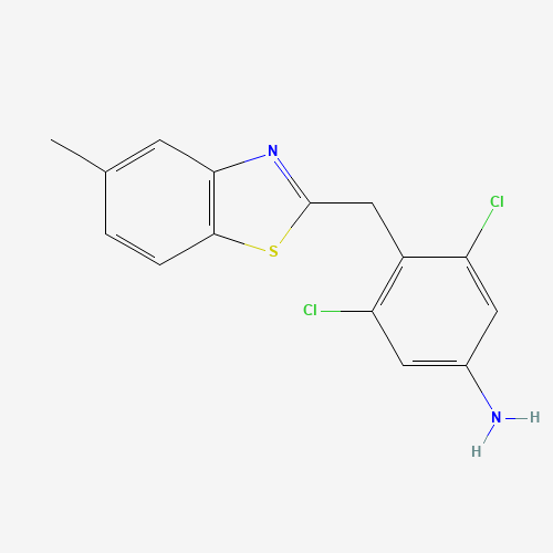 3,5-dichloro-4-[(5-methyl-1,3-benzothiazol-2-yl)methyl]aniline (CAS: 315228-15-0) - Related Chemical Product
