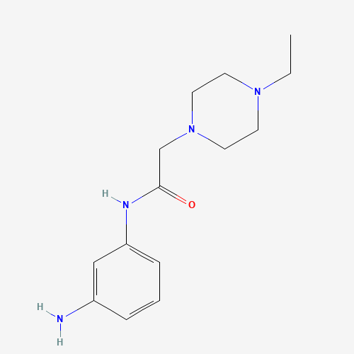 N-(3-aminophenyl)-2-(4-ethylpiperazin-1-yl)acetamide (CAS: 953742-33-1) - Related Chemical Product