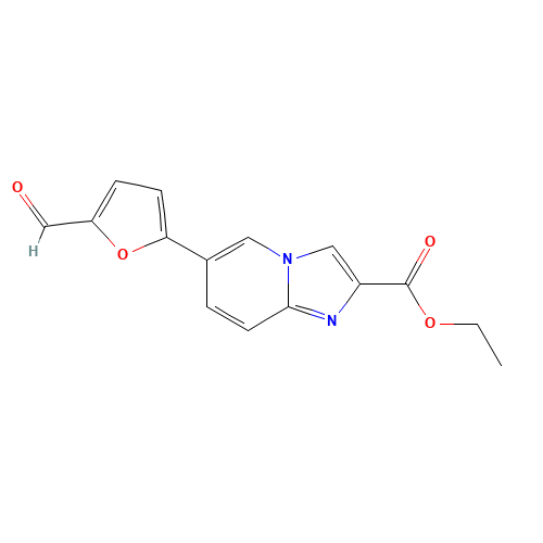 ethyl 6-(5-formylfuran-2-yl)imidazo[1,2-a]pyridine-2-carboxylate (CAS: 1167626-70-1) - Related Chemical Product