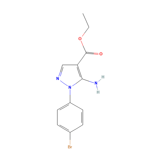 ethyl 5-amino-1-(4-bromophenyl)pyrazole-4-carboxylate (CAS: 138907-71-8) - Related Chemical Product