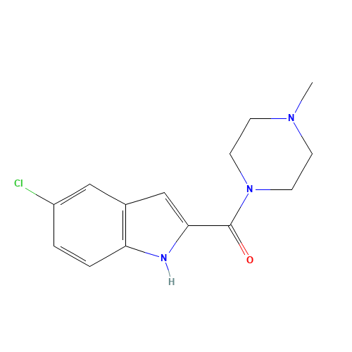 (5-chloro-1H-indol-2-yl)-(4-methylpiperazin-1-yl)methanone (CAS: 459168-41-3) - Related Chemical Product