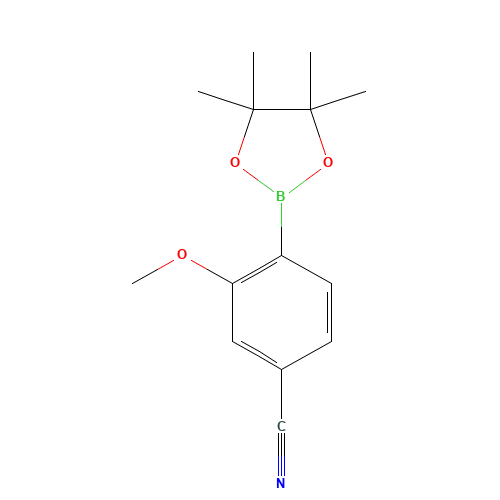 3-methoxy-4-(4,4,5,5-tetramethyl-1,3,2-dioxaborolan-2-yl)benzonitrile (CAS: 949892-14-2) - Related Chemical Product