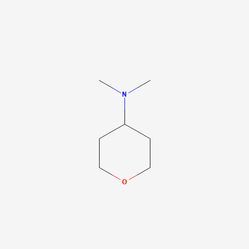 N,N-dimethyloxan-4-amine (CAS: 38035-10-8) - Chemical Structure and Molecular Formula 