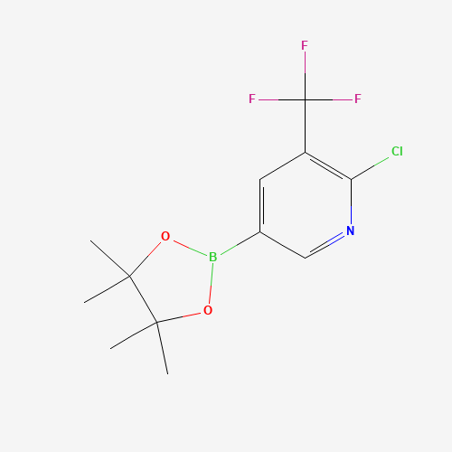 2-chloro-5-(4,4,5,5-tetramethyl-1,3,2-dioxaborolan-2-yl)-3-(trifluoromethyl)pyridine (CAS: 741709-67-1) - Related Chemical Product