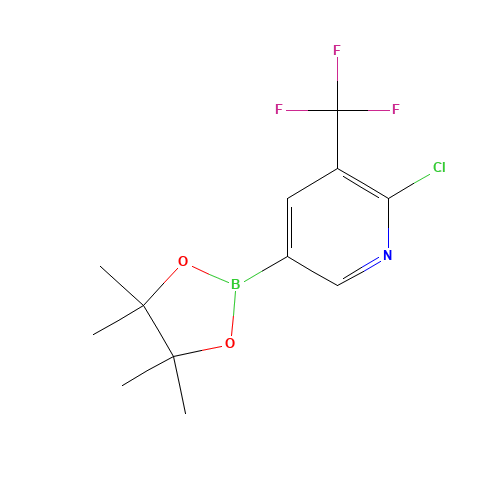 2-chloro-5-(4,4,5,5-tetramethyl-1,3,2-dioxaborolan-2-yl)-3-(trifluoromethyl)pyridine (CAS: 741709-67-1) - Related Chemical Product