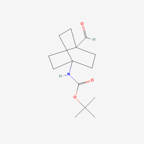 tert-butyl N-(1-formyl-4-bicyclo[2.2.2]octanyl)carbamate (CAS: 1417551-36-0) - Related Chemical Product