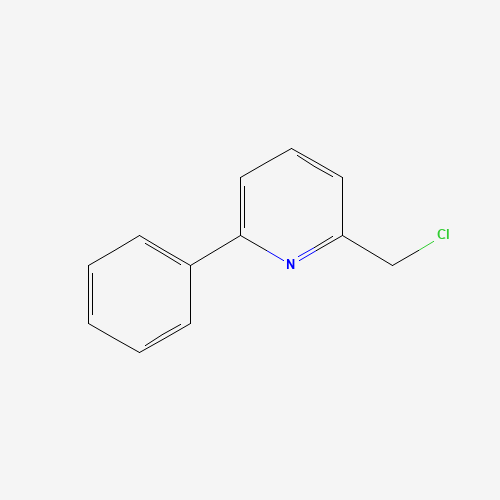 2-(chloromethyl)-6-phenylpyridine (CAS: 147937-33-5) - Chemical Structure and Molecular Formula 