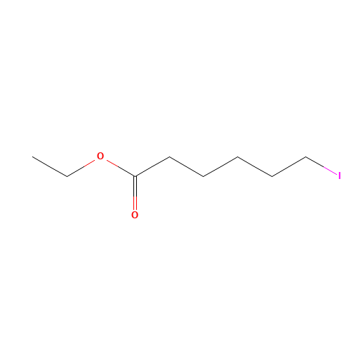 ethyl 6-iodohexanoate (CAS: 13159-24-5) - Chemical Structure and Molecular Formula 