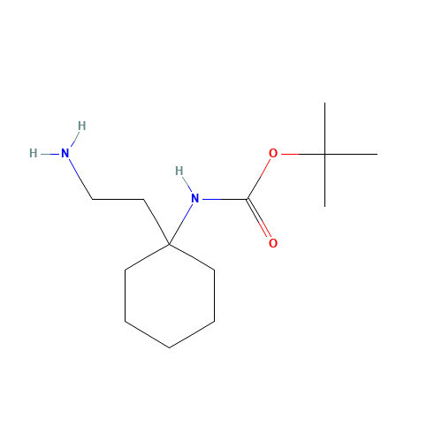 tert-butyl N-[1-(2-aminoethyl)cyclohexyl]carbamate (CAS: 886362-50-1) - Related Chemical Product