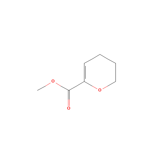 methyl 3,4-dihydro-2H-pyran-6-carboxylate (CAS: 129201-92-9) - Chemical Structure and Molecular Formula 